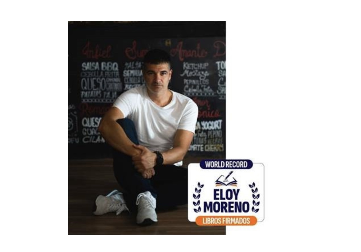 Eloy Moreno intentará batir el Guinness World Record de libros firmados en Madrid el próximo 8 de febrero